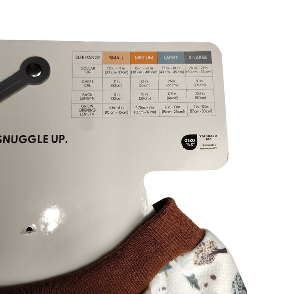 Koolaburra By UGG Dog XL Ginger Brown Print Pet Pajama Shirt - Picture 3 of 9